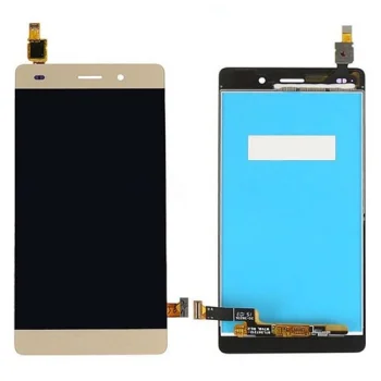 LCD ekrāns ar skārienstiklu un rāmi Huawei P8 Lite, zelta (atjaunots)