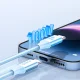 Orico CDX USB-C uz USB-C kabelis 100W 5A Power Delivery 1m, zils