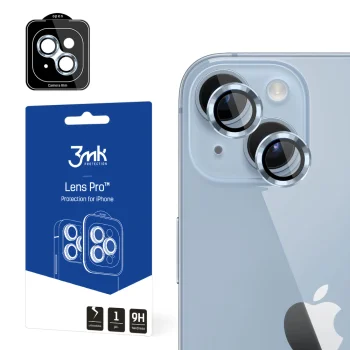 3mk Lens Protection Pro kameras aizsargstikls iPhone 14 Plus, Zils