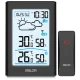 Baldr BD-911 bezvadu meteoroloģiskā stacija, melna