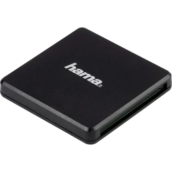 Hama 124022 USB 3.0 atmiņas karšu lasītājs SD/MicroSD/CF, melns