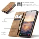 Samsung Galaxy A54 (SM-A546) CASEME Wallet Magnetic Leather Case Cover, Coffee | Telefona Vāciņš Maciņš Apvalks...
