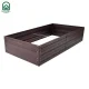 Paaugstinātā dārza dobe Klasika Garden, 1500x750x300mm, brūna