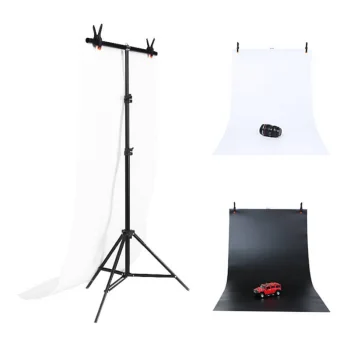 Puluz DCA0976 foto fona statīvs 70x200cm ar 2 foniem