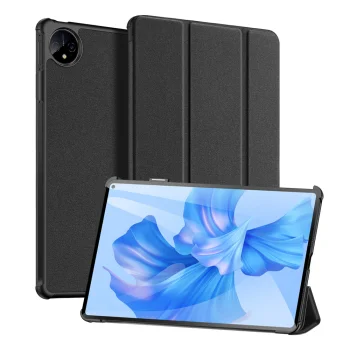 Dux Ducis Domo atverams vāciņš planšetdatoram Huawei MatePad Pro 11" (2022), melns