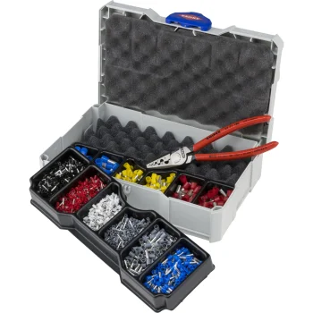 Vadu uzgaļu presēšanas komplekts KNIPEX 97 90 06 ar knaiblēm un uzgaļiem