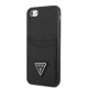 Guess GUHCI8PSATPK Saffiano Triangle vāciņš iPhone 7/8/SE melns