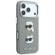 Karl Lagerfeld vāciņš Saffiano Karl & Choupette priekš iPhone 18 Pro Max / 17 Pro Max, pelēks