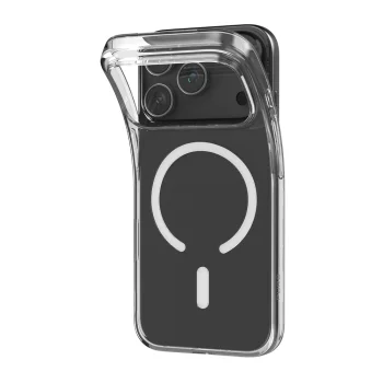 Puro 0.3 MAG Ultra-Slim TPU vāciņš priekš iPhone 17 Pro Max ar MagSafe, caurspīdīgs