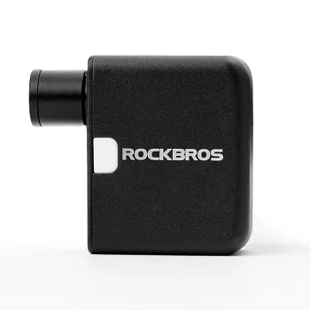Elektriskais velosipēda mini pumpis Rockbros 42320008001 Schrader / Presta ventiļiem 100 PSI, melns