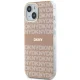 DKNY iPhone 15 Plus / 14 Plus vāciņš IML Mono & Stripe MagSafe, rozā