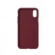 Adidas OR Molded PU Suede vāciņš Apple iPhone X / XS Burgundijas