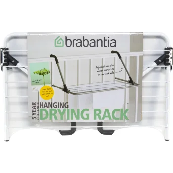 Pie durvīm stiprināms veļas žāvētājs Brabantia 4.5 m Fresh White