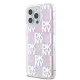 Apple iPhone 15 Pro Max 6.7\'\' DKNY Liquid Glitter Multilogo Case Cover, Pink | Telefona Vāciņš Maciņš Maks...