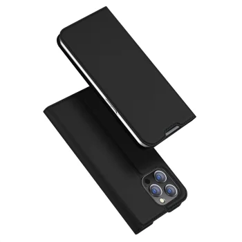 Dux Ducis Skin Pro atverams vāciņš maciņš grāmatiņa iPhone 14 Pro Max, melns