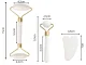 Nefrīta sejas masieris 3-in-1 rullītis un Gua Sha akmens, balts
