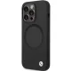 BMW iPhone 14 Pro Max vāciņš Signature Liquid Silicone MagSafe, melns
