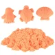 Kinētiskās smiltis 1kg maisiņā, Oranžā krāsā | Kinetic Sand