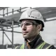 Aizsargbrilles uvex i-works, caurspīdīgas lēcas, antracīta un zila