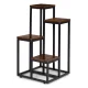 Modernhome 4 līmeņu loft stila augu statīvs, 67 cm