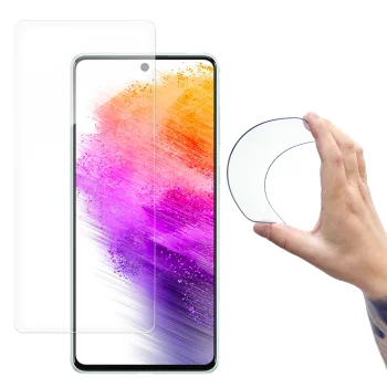 Hibrīda aizsargstikls Wozinsky Nano Flexi – Samsung Galaxy A73, 9H, 0.15 mm