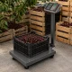 Platformas svari ar LCD displeju, 100 kg, pelēki