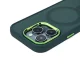 Wozinsky Fashion Case MagSafe vāciņš priekš Samsung Galaxy S24 FE, zaļš