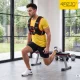 4FIZJO svara veste treniņiem 5 kg, melna/sarkana