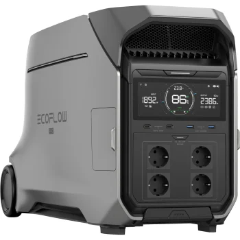 Pārnēsājamā spēkstacija EcoFlow DELTA Pro 3, 4096 Wh, 4000 W, sudraba