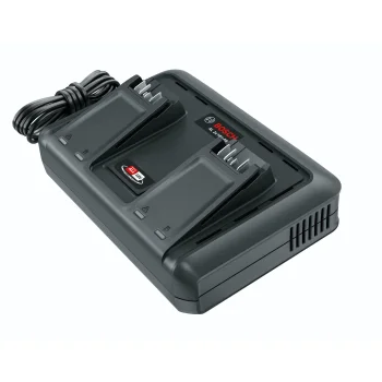 Akumulatoru ātrais lādētājs Bosch AL 2x18V-88, 14.4-18V, melns