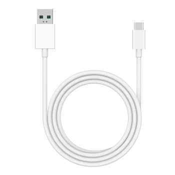 USB kabelis OPPO DL129, USB-A uz USB-C, 8 A, 1 m, balts