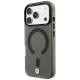 BMW MagSafe vāciņš iPhone 18 Pro / 17 Pro, Sign Frosted IML Metal Logo, pelēks