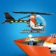 LEGO City 60504 Krasta apsardzes glābšanas laiva un helikopters