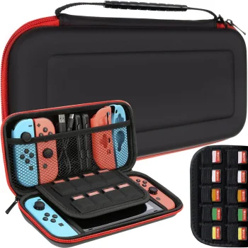 Aizsargmaciņš Nintendo Switch / OLED konsolei, melns
