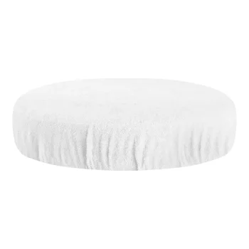 Balts frotē pārvalks kosmētikas krēslam 30-35 cm