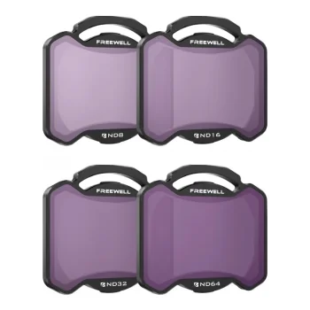 Freewell ND filtru komplekts 4 gab. (ND8, ND16, ND32, ND64) DJI Avata 2 dronam
