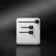 SBS universāls ceļojumu adapteris 2xUSB-C / 1xUSB-A, balts