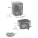 Berdsen Bd-658 Karstā Gaisa Fritjieris 4L 1500W, Melns