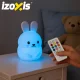Izoxis RGB LED nakts lampiņa ar pulti - Trusis