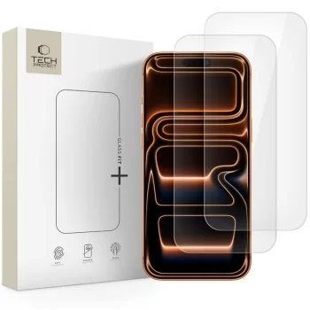 Apple iPhone 16 Pro Max / 17 Pro Max 6.9'' Tech-Protect Glass Fit+ Tempered Glass 2x | Ekrāna Aizsargstikls 2 gab.