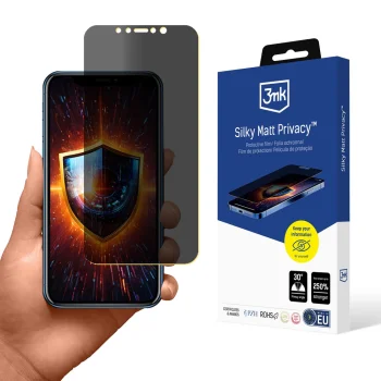 3mk Silky Matt Privacy Ekrāna Aizsargplēve Apple iPhone XR