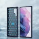 Hurtel Carbon silikona vāciņš Samsung Galaxy S23 Ultra zils