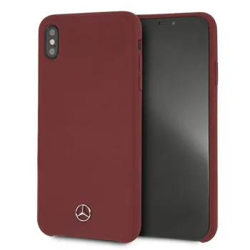 Mercedes iPhone Xs Max vāciņš Silicone Line, sarkans