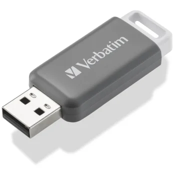 USB zibatmiņa Verbatim DataBar 128 GB USB 2.0, pelēka