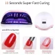 Glow V7 UV/LED nagu lampa 168W