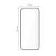 Tech-Protect Quick Set+ 2-gab rūdītā stikla aizsargs iPhone 15 Pro Max - melns | 2-Pack Tempered Glass Black