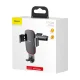 Baseus Metal Age Gravity Car Mount Air Vent Phone Bracket Holder for CD Slot, Black | Auto Telefona Turētājs CD Diska...