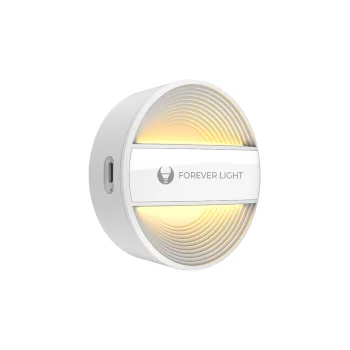 Forever Light PURE FLC-20 ALMA PIR LED Nakts Lampa ar Kustību Sensoru, Balta