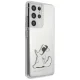 Karl Lagerfeld Samsung Galaxy S21 Ultra vāciņš Choupette Fun, caurspīdīgs