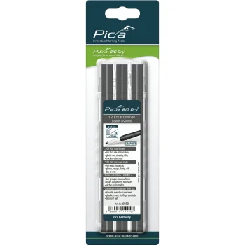 Grafīta serdes Pica BIG DRY 6030/SB "FOR ALL", 2 x 5 mm, 12 gab., pelēkas